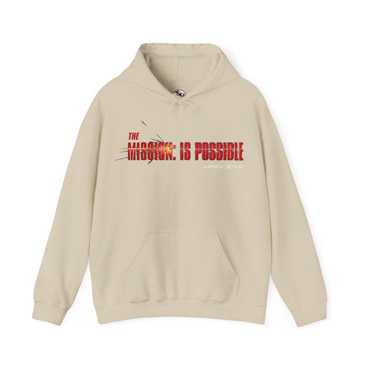 "The Mission is Possible" Motivational Pullover Hoodie