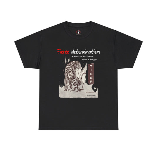 Fierce Determination Unisex Heavy Cotton Tee