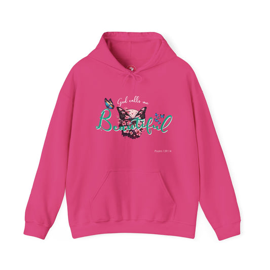 God Calls Me Beautiful Unisex Heavy Blendâ„¢ Hooded Sweatshirt
