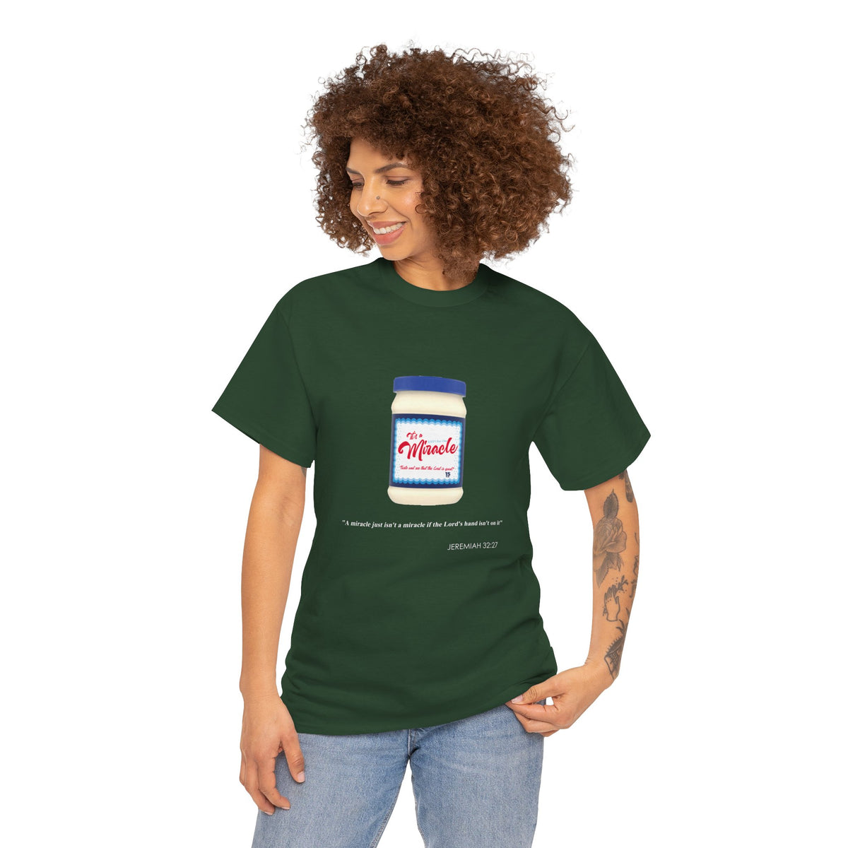 It's a Miracle Inspirational Unisex Heavy Cotton Tee