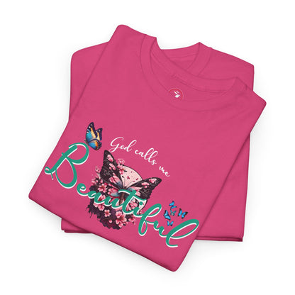 God Calls Me Beautiful Unisex Heavy Cotton Tee
