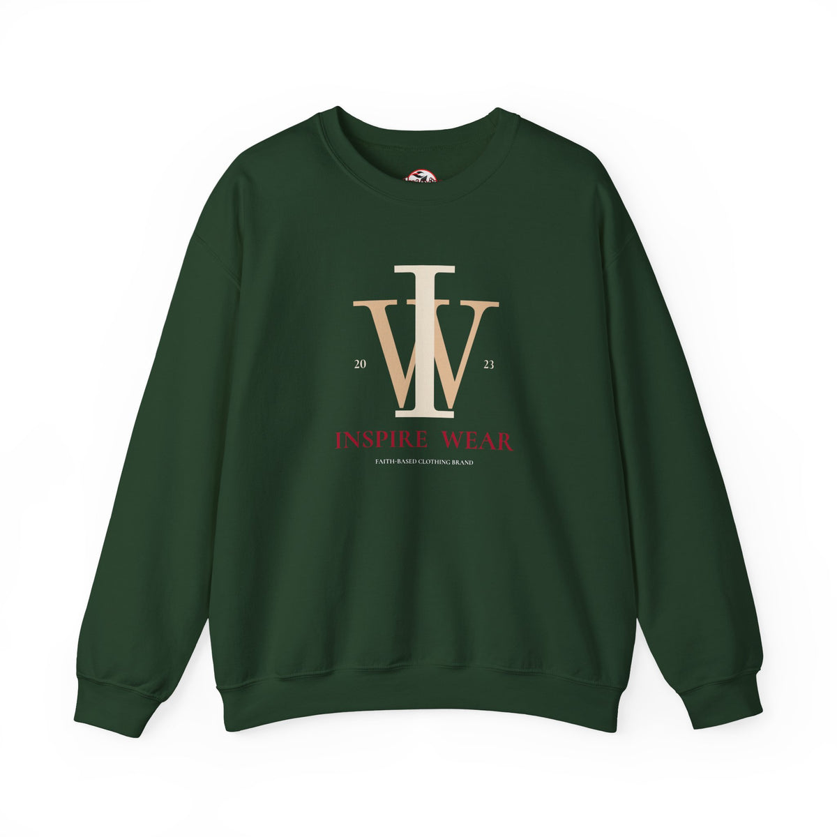 Inspire Wear IW Monogram Logo Crewneck Sweatshirt