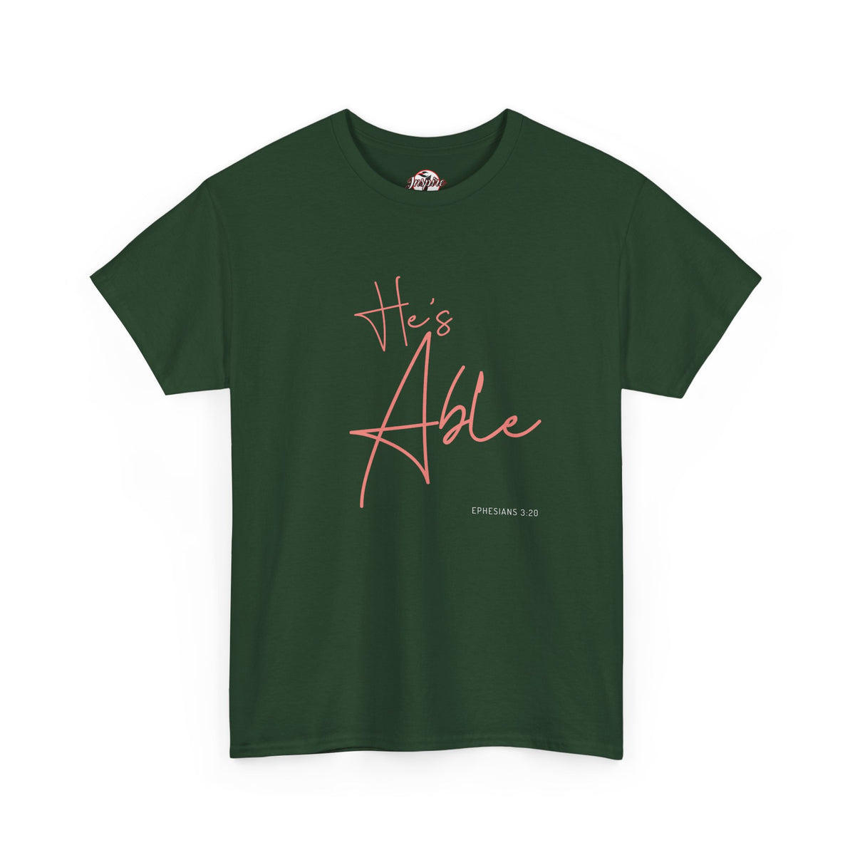 "He's Able" Women's Inspirational T-Shirt