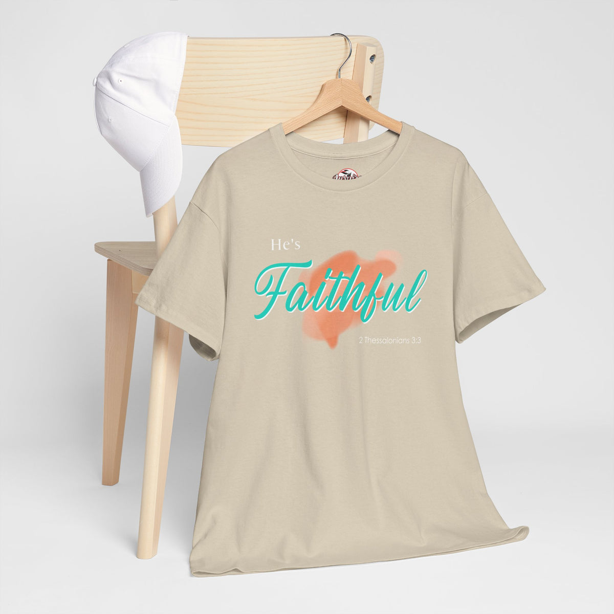 "He’s Faithful" Inspirational Women's T-Shirt
