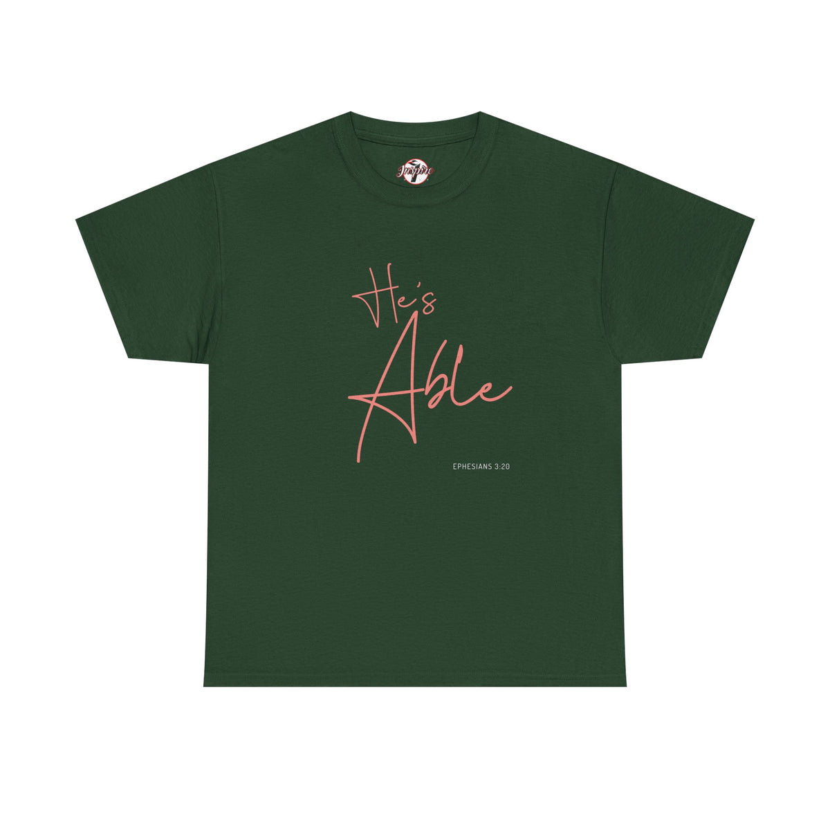 "He's Able" Women's Inspirational T-Shirt