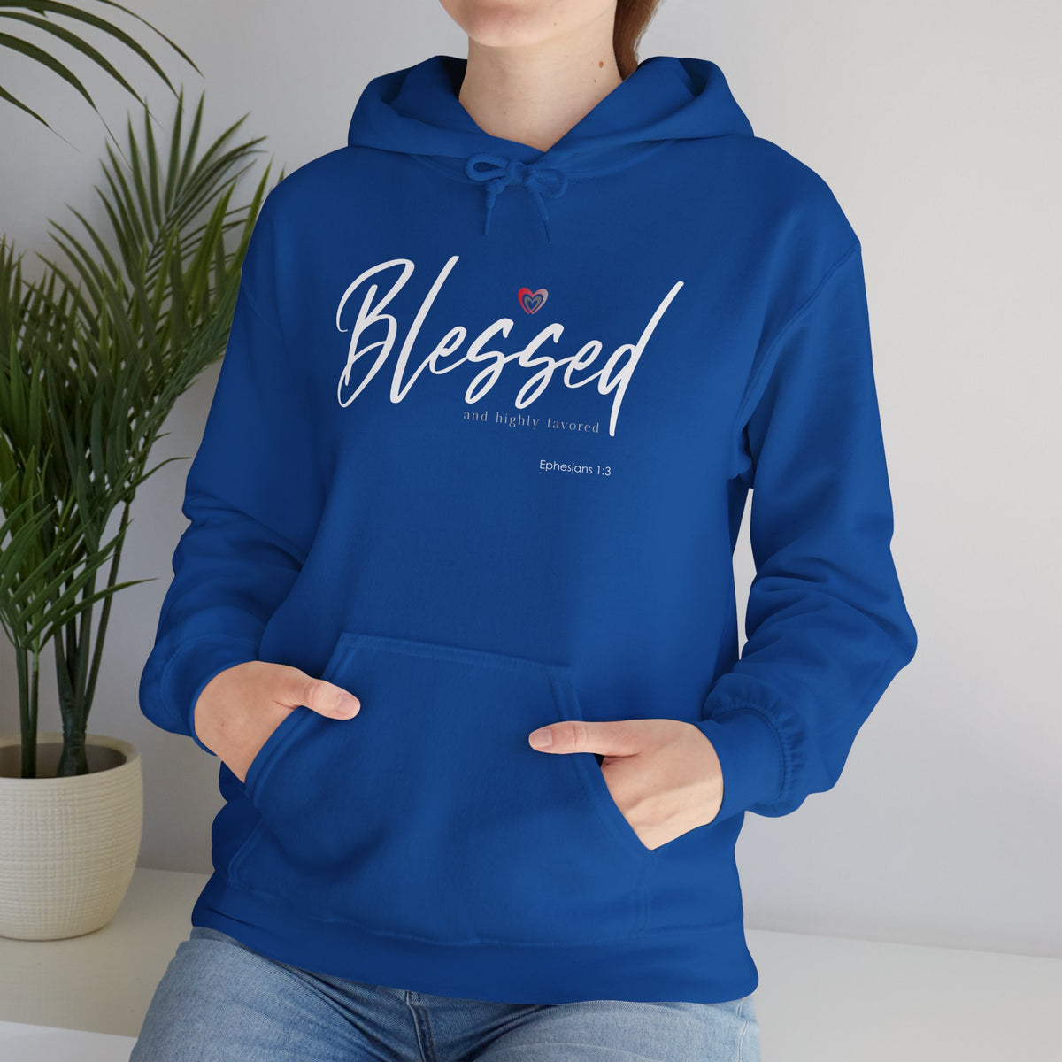 "Blessed" Women's Inspirational Pullover Hoodie
