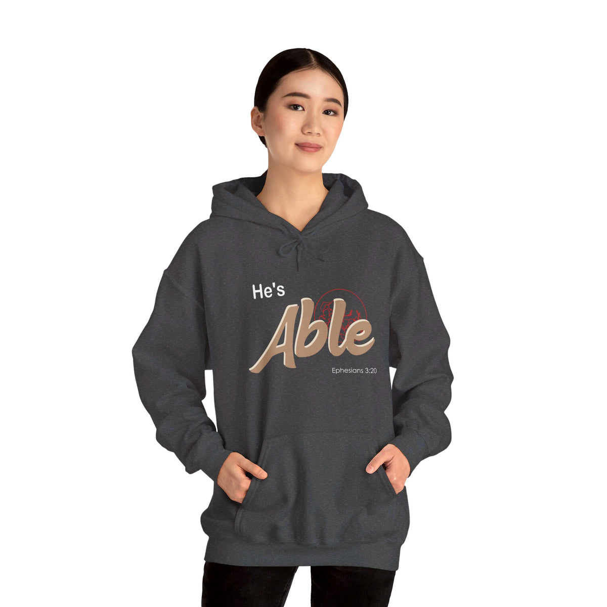He's Able Unisex Heavy Blend™ Hooded Sweatshirt