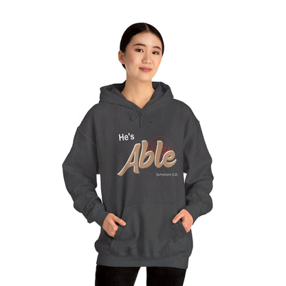 He's Able Unisex Heavy Blend™ Hooded Sweatshirt