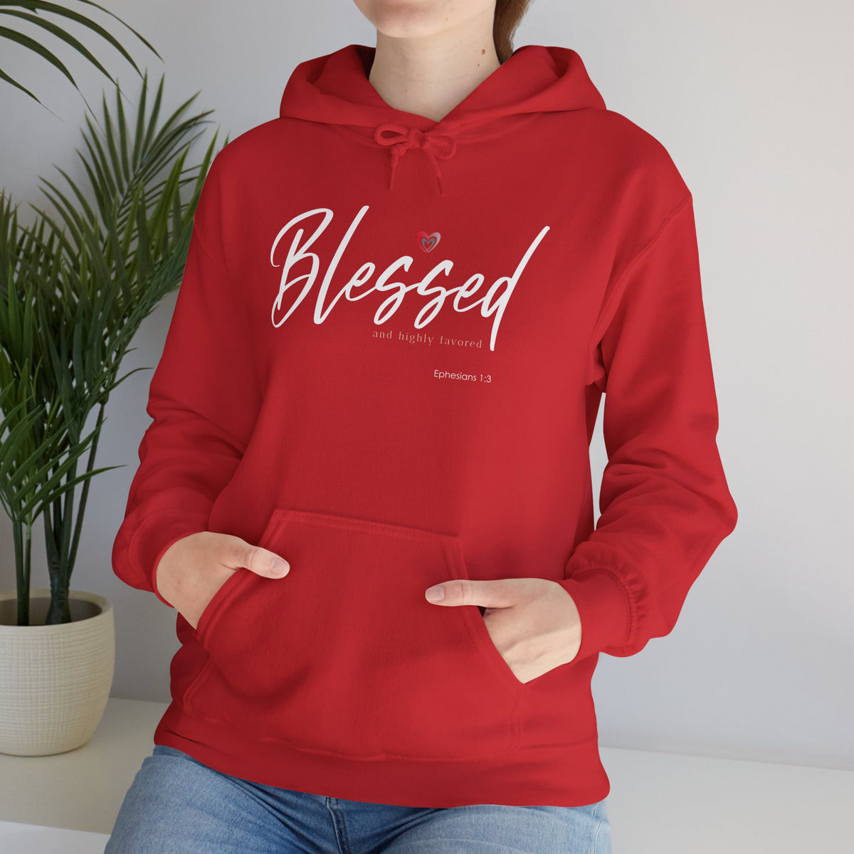 "Blessed" Women's Inspirational Pullover Hoodie