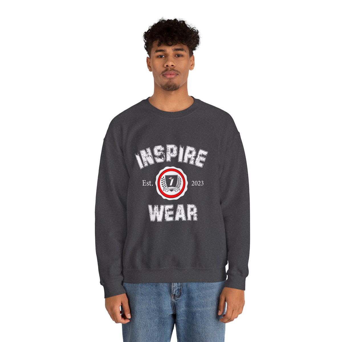 Inspire Wear Collegiate Unisex Heavy Blend™ Crewneck Sweatshirt