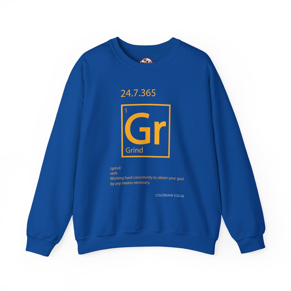Grind 24/7/365 Motivational Element Crewneck Sweatshirt
