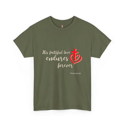 His Faithful Love Unisex Heavy Cotton Tee