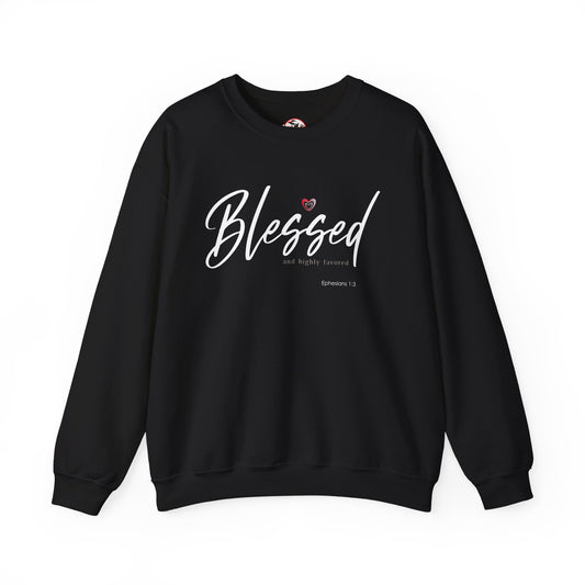"Blessed" Women's Inspirational Crewneck Sweatshirt