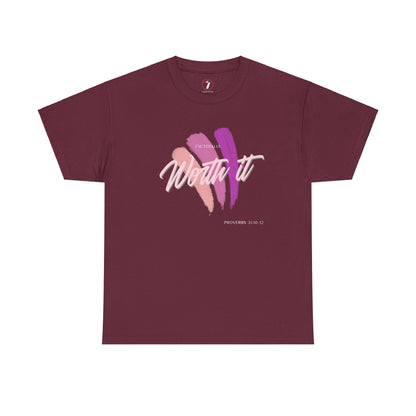 I'm Totally Worth It Unisex Heavy Cotton Tee