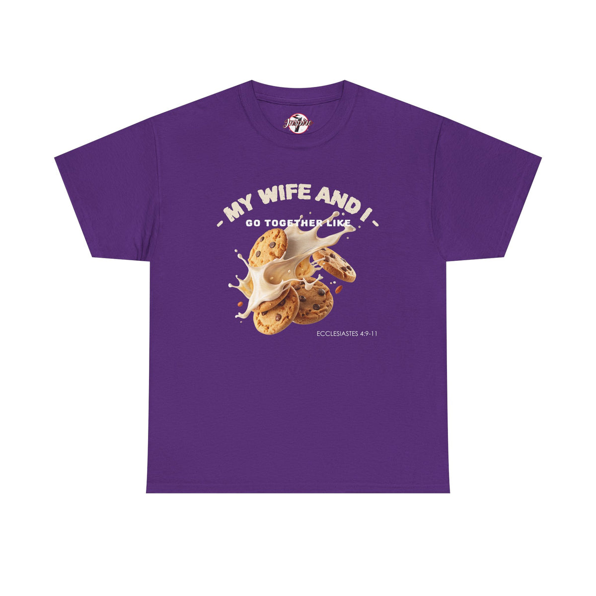 My Wife and I Go Together Like Cookies & Milk Men's Graphic Tee