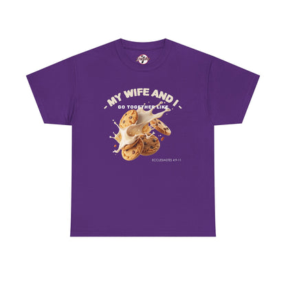 My Wife and I Go Together Like Cookies & Milk Men's Graphic Tee