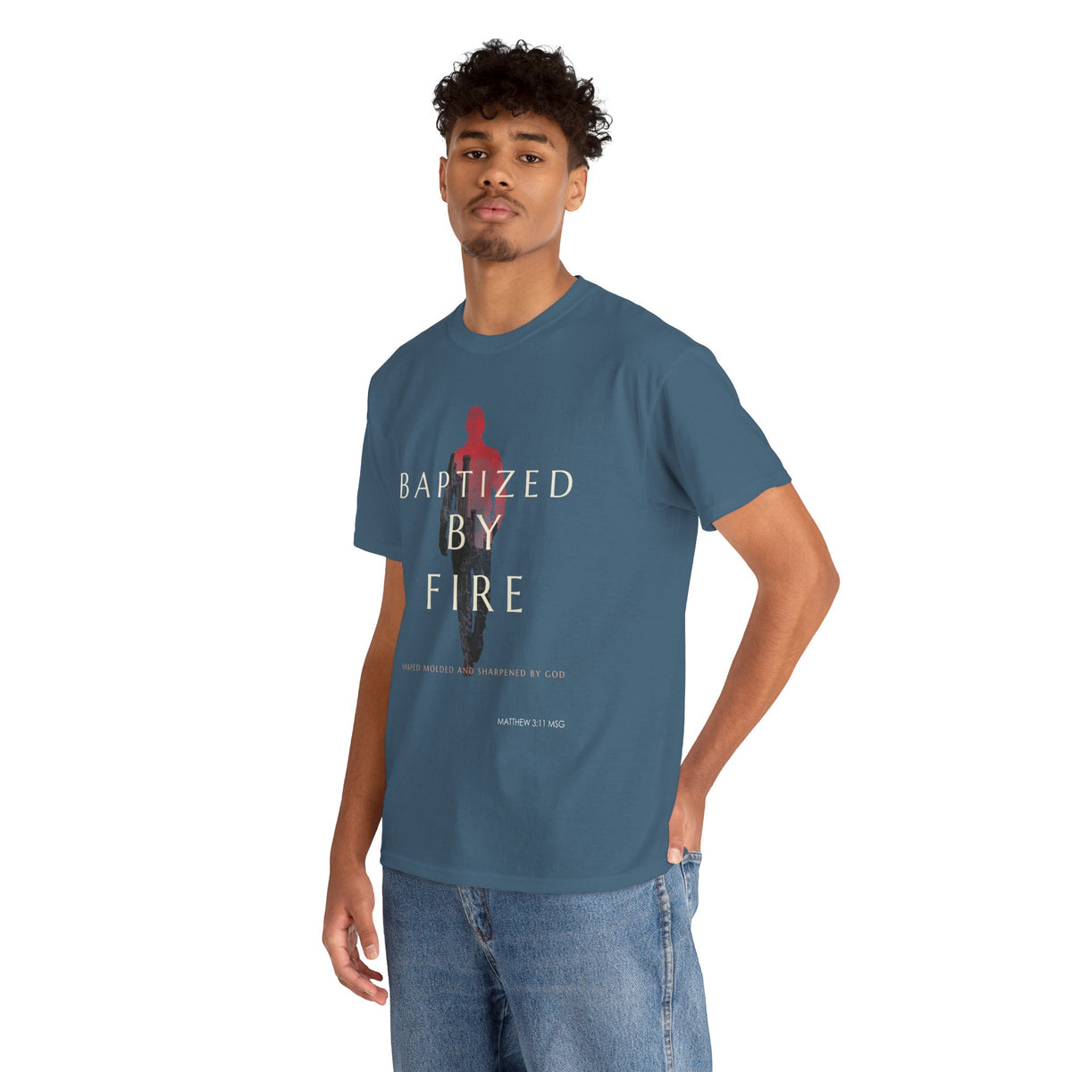 Baptized by Fire Unisex Heavy Cotton Tee