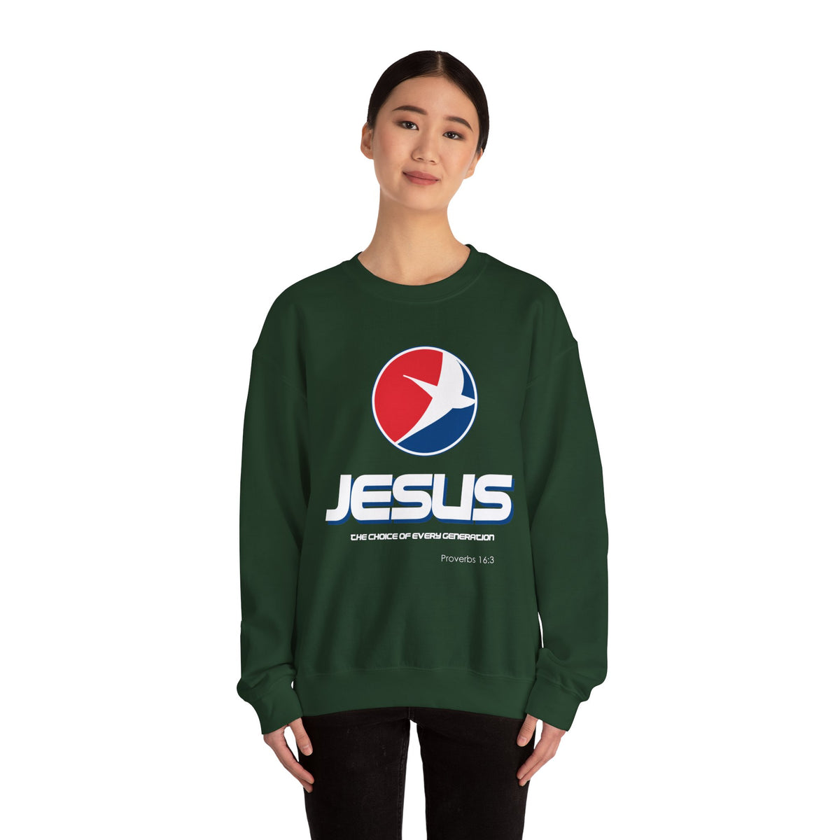 "Jesus: The Choice of Every Generation" Unisex Crewneck Sweatshirt