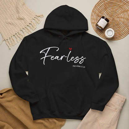 "Fearless" Inspirational Pullover Hoodie