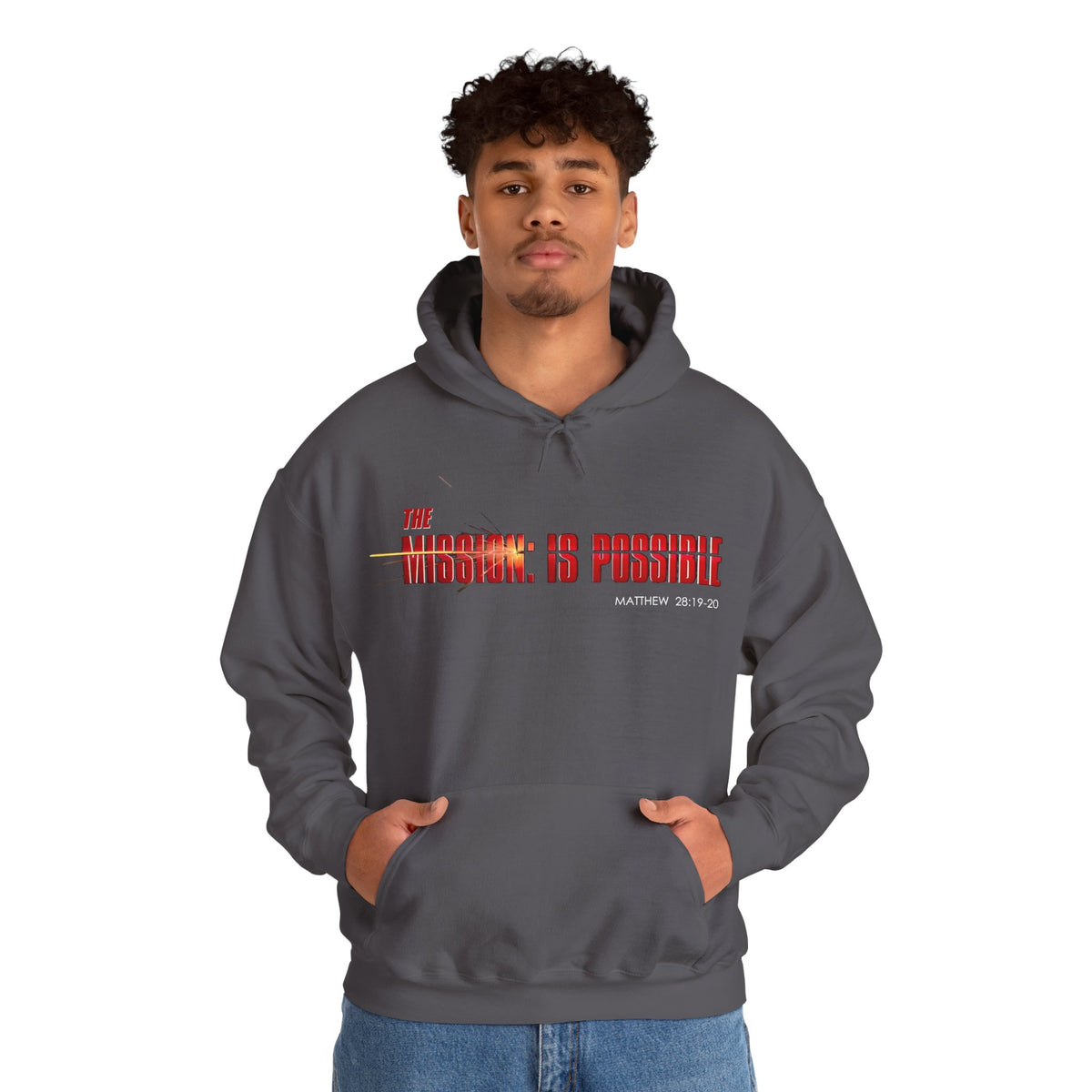 "The Mission is Possible" Motivational Pullover Hoodie