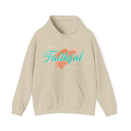 He's Faithful Unisex Heavy Blend™ Hooded Sweatshirt