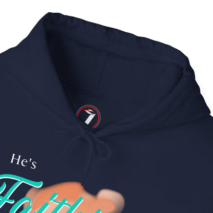 He's Faithful Unisex Heavy Blend™ Hooded Sweatshirt