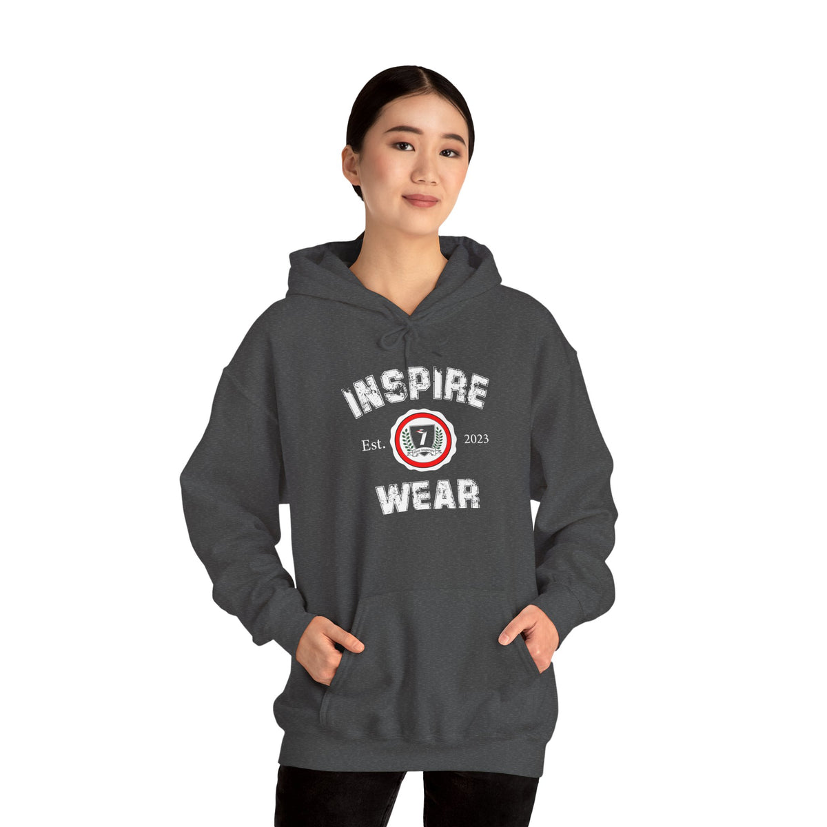 Inspire Wear Athletic Logo Hooded Sweatshirt