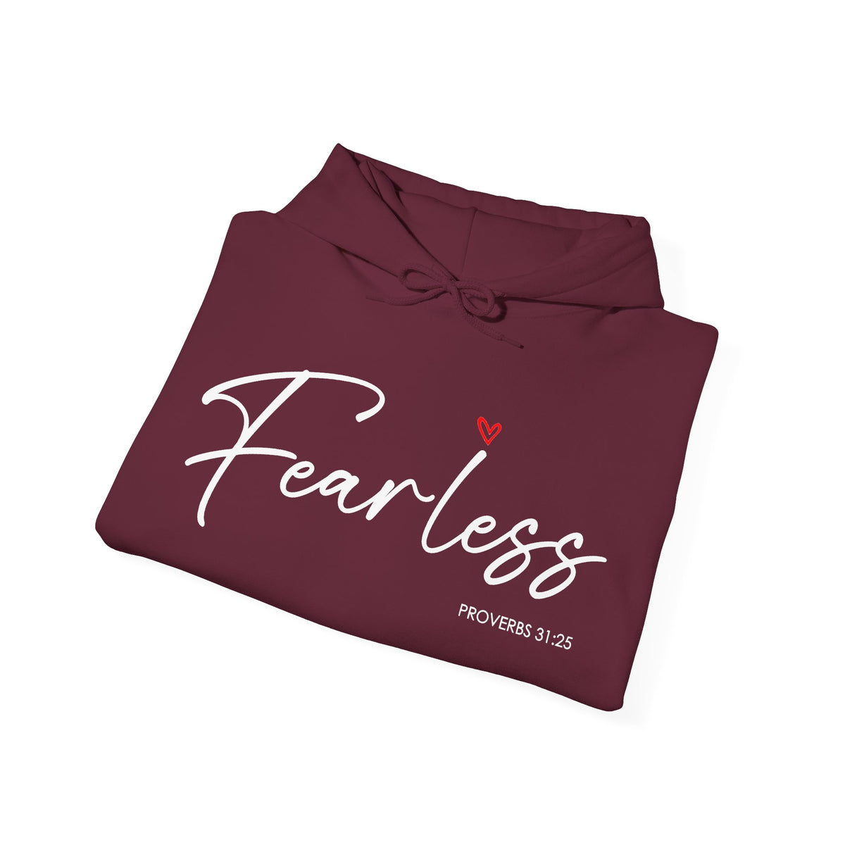 "Fearless" Inspirational Pullover Hoodie