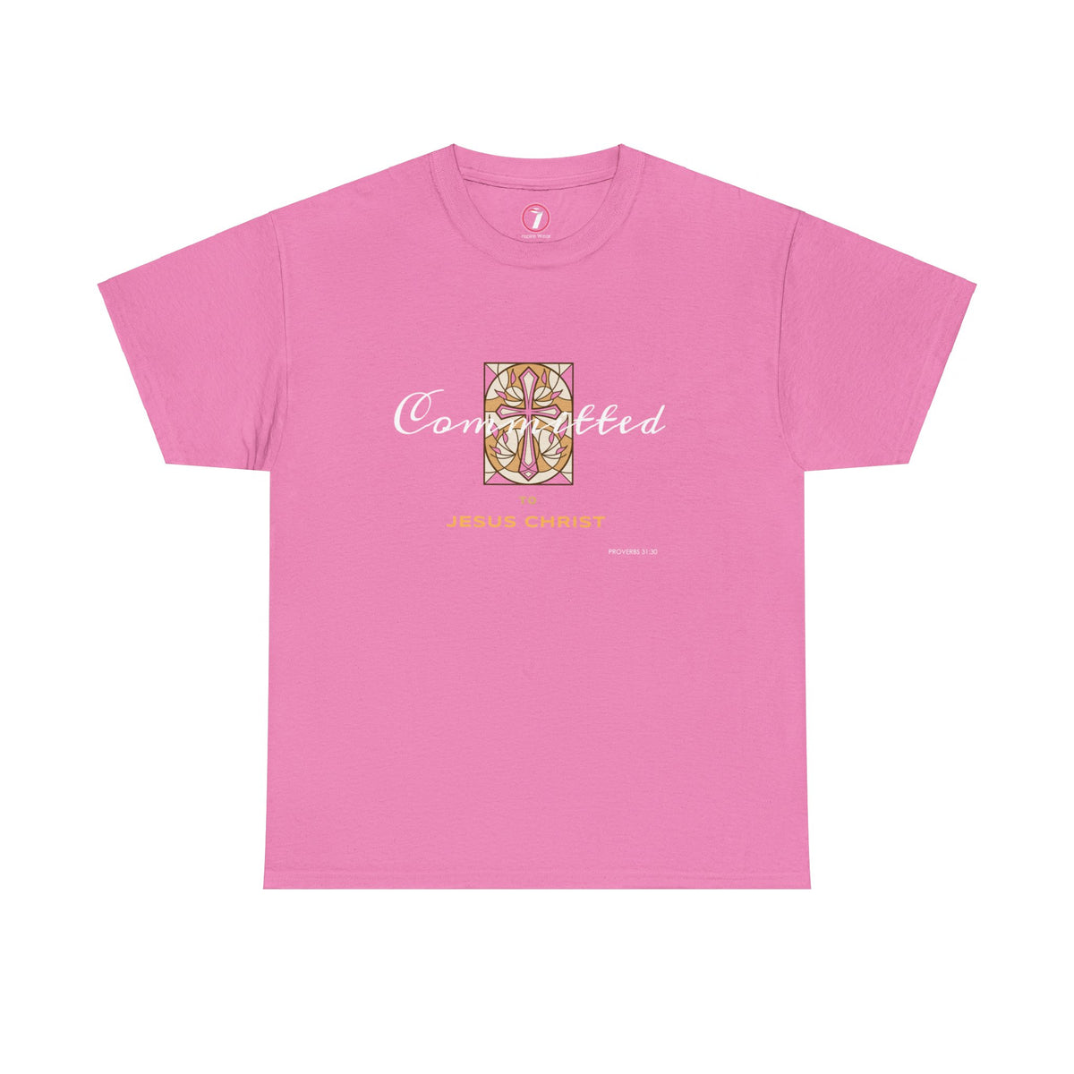 Committed to Jesus Christ Unisex Heavy Cotton Tee