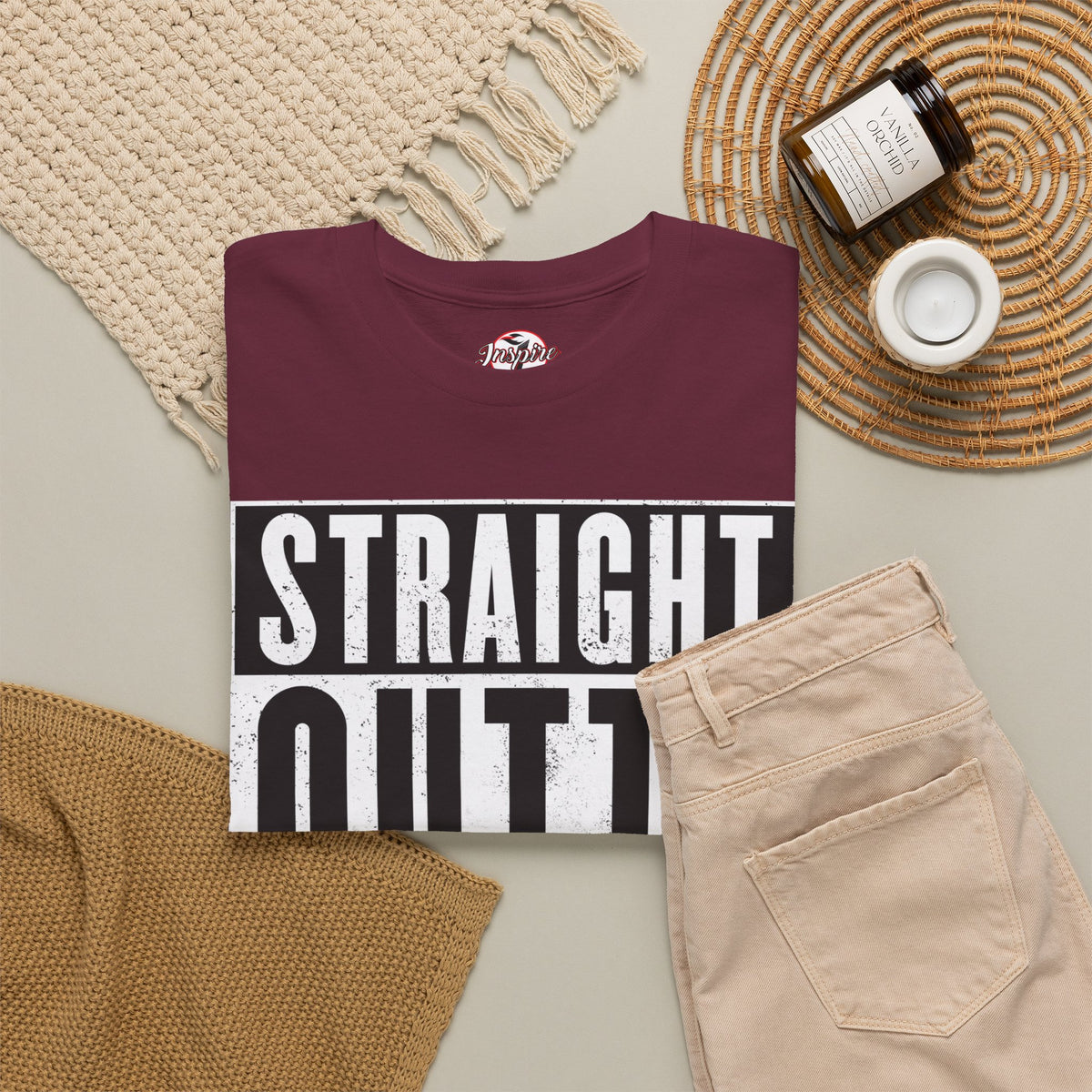 Straight Outta Heaven Unisex Inspirational Graphic T-Shirt