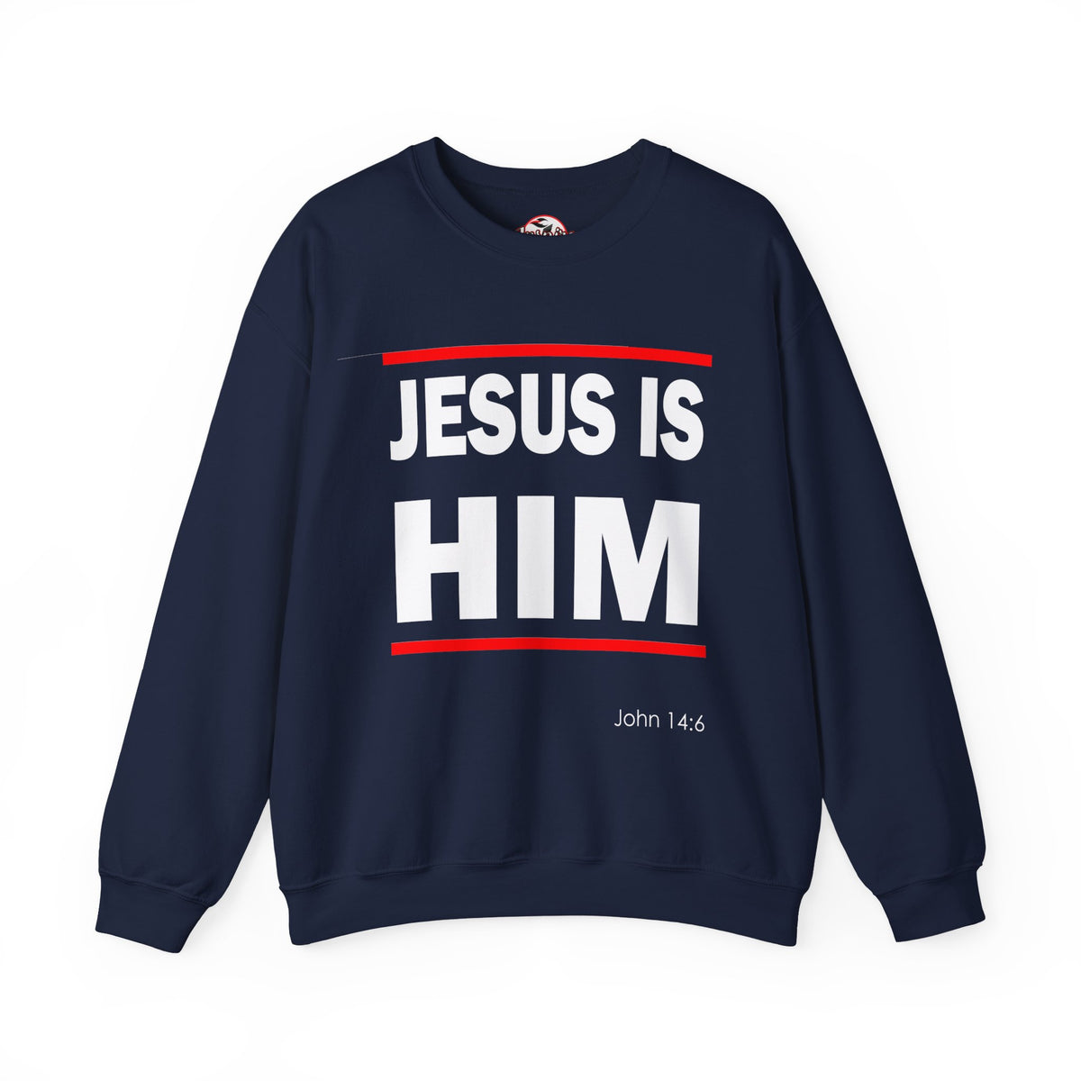 "Jesus Is Him" Inspirational Crewneck Sweatshirt