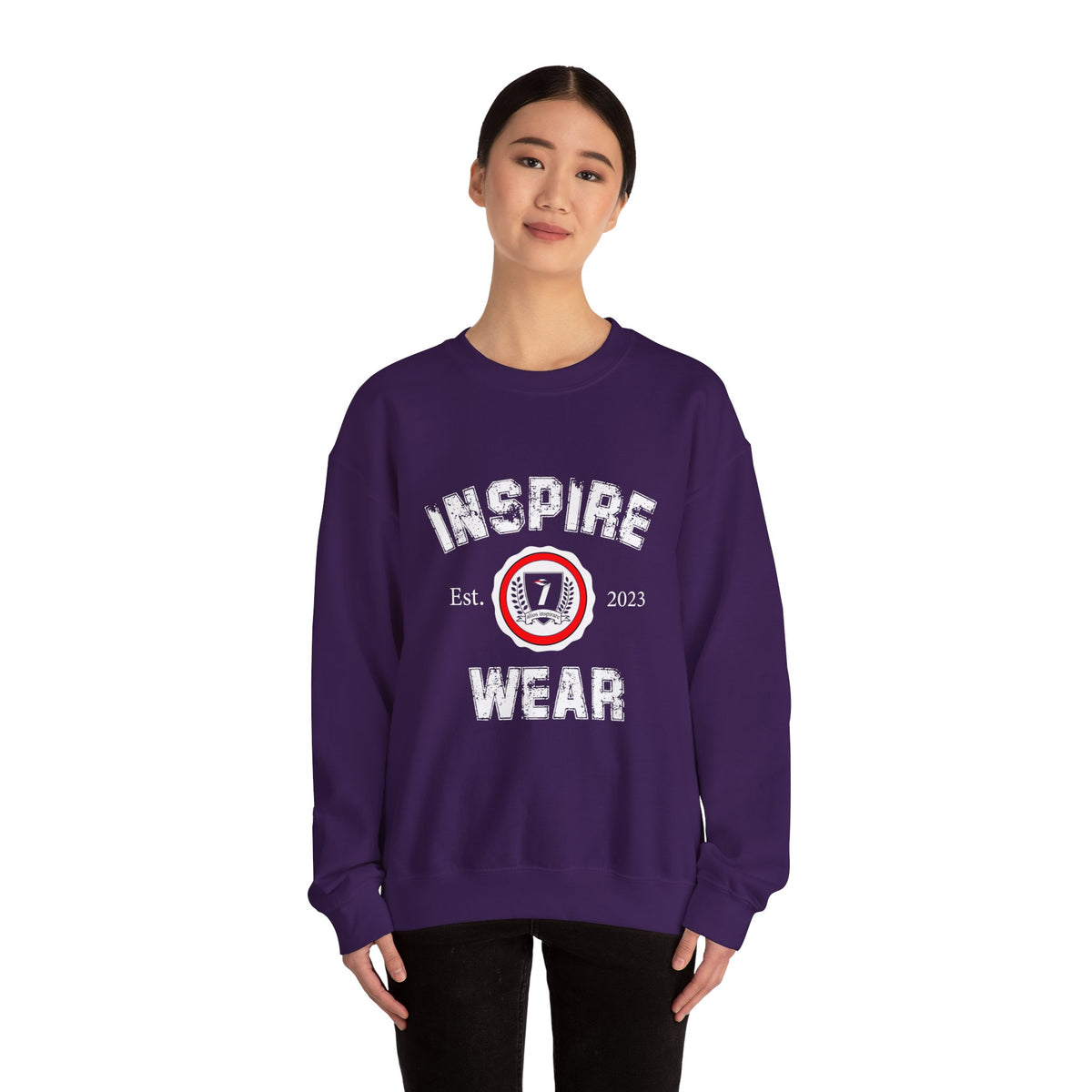Inspire Wear Collegiate Unisex Heavy Blend™ Crewneck Sweatshirt