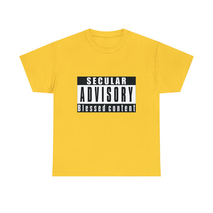 Secular Advisory Unisex Heavy Cotton Tee