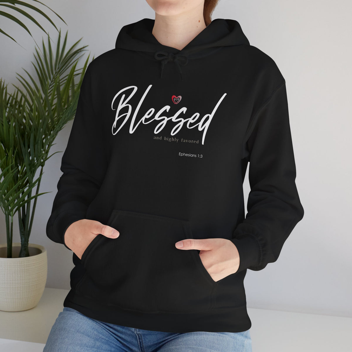"Blessed" Women's Inspirational Pullover Hoodie