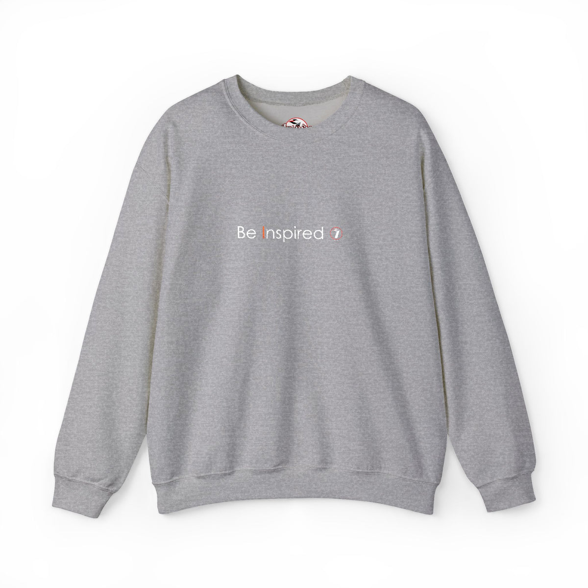 "Be Inspired" Embroidered Crewneck Sweatshirt