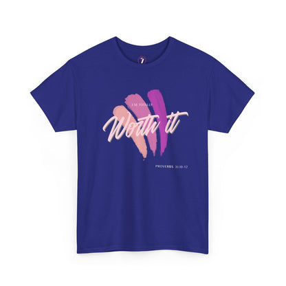 I'm Totally Worth It Unisex Heavy Cotton Tee