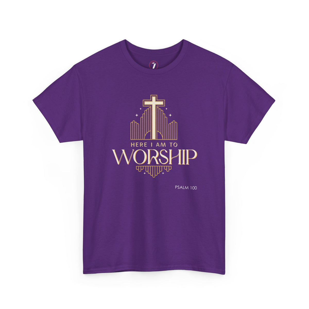 Here I am to Worship Unisex Heavy Cotton Tee