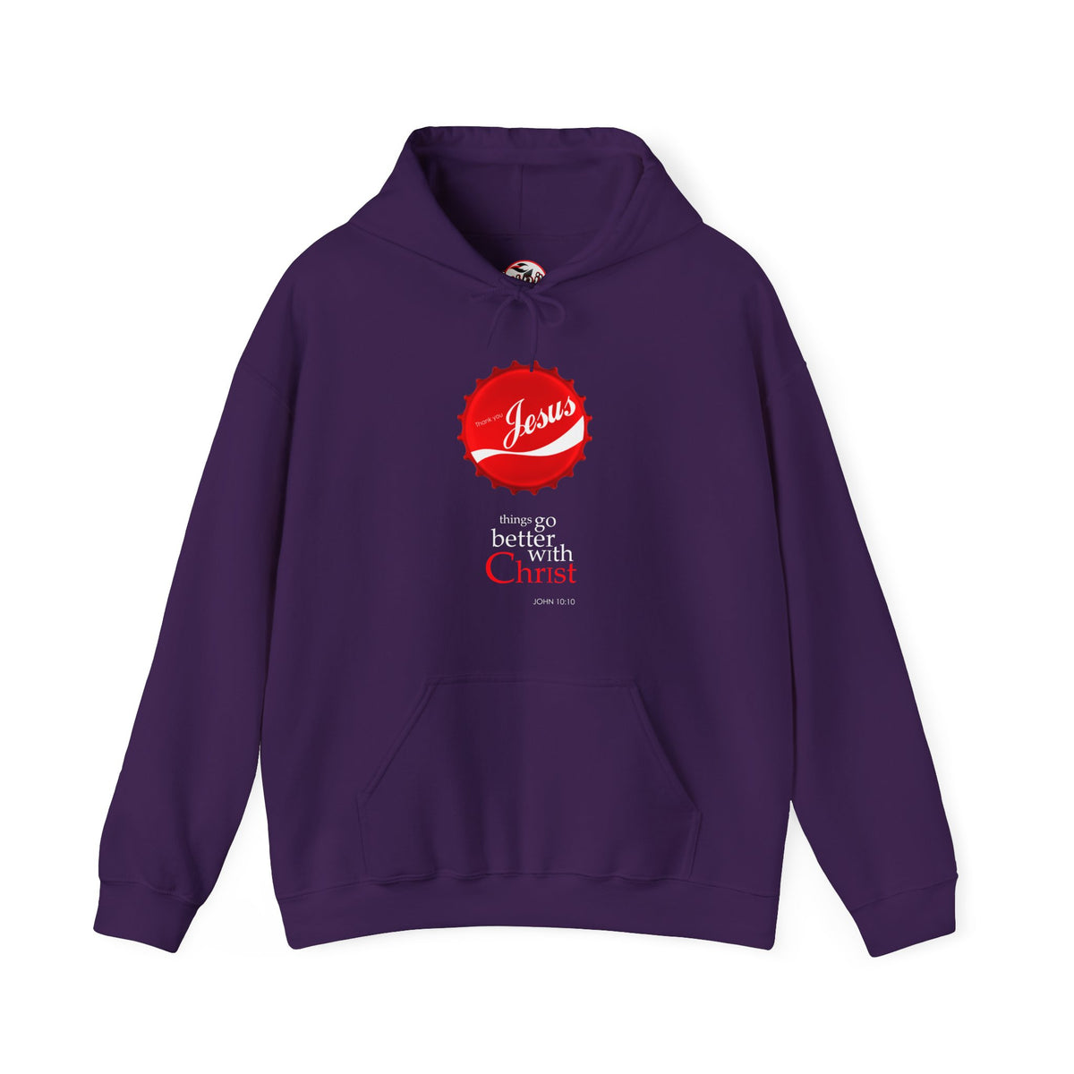 Things Go Better with Christ - Unisex Hooded Sweatshirt