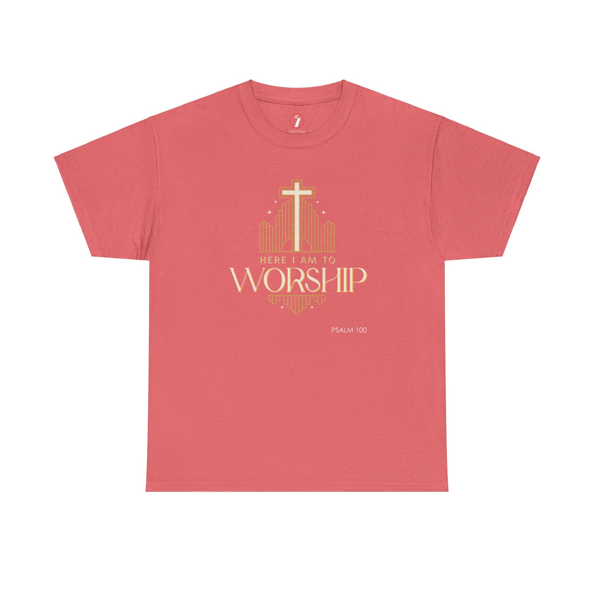 Here I am to Worship Unisex Heavy Cotton Tee