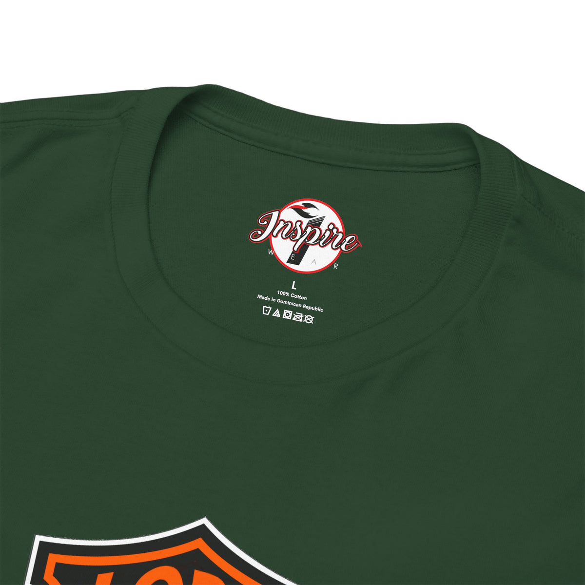 "Jesus Christ Lord and Savior" Motivational Crewneck Graphic T‑Shirt