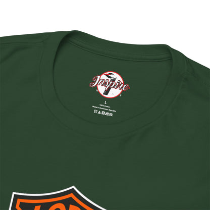 "Jesus Christ Lord and Savior" Motivational Crewneck Graphic T‑Shirt