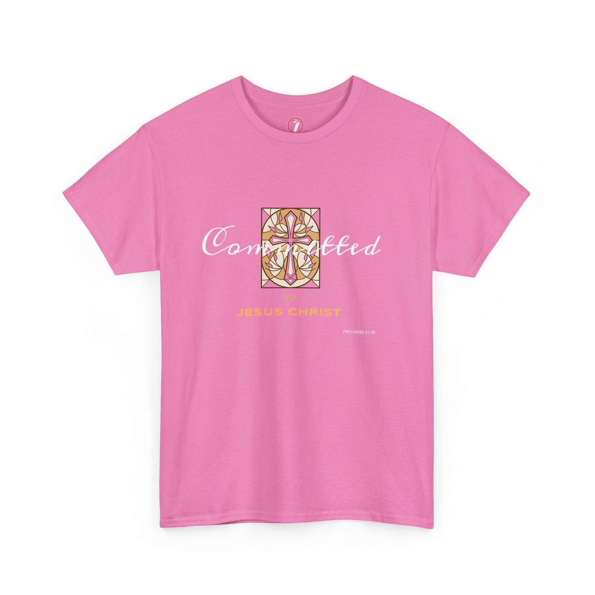 Committed to Jesus Christ Unisex Heavy Cotton Tee