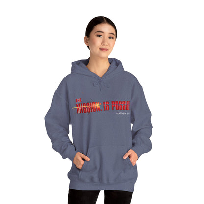 "The Mission is Possible" Motivational Pullover Hoodie