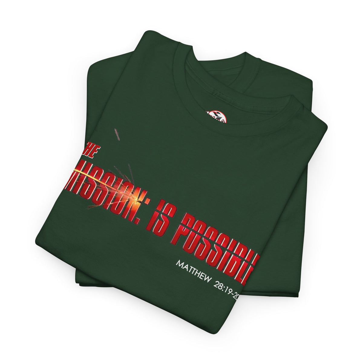 The Mission is Possible Motivational Unisex Graphic T-Shirt