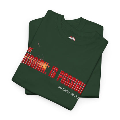 The Mission is Possible Motivational Unisex Graphic T-Shirt