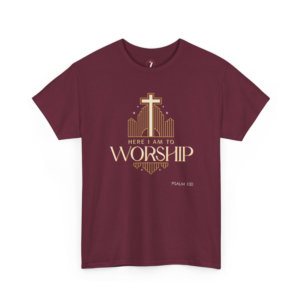Here I am to Worship Unisex Heavy Cotton Tee