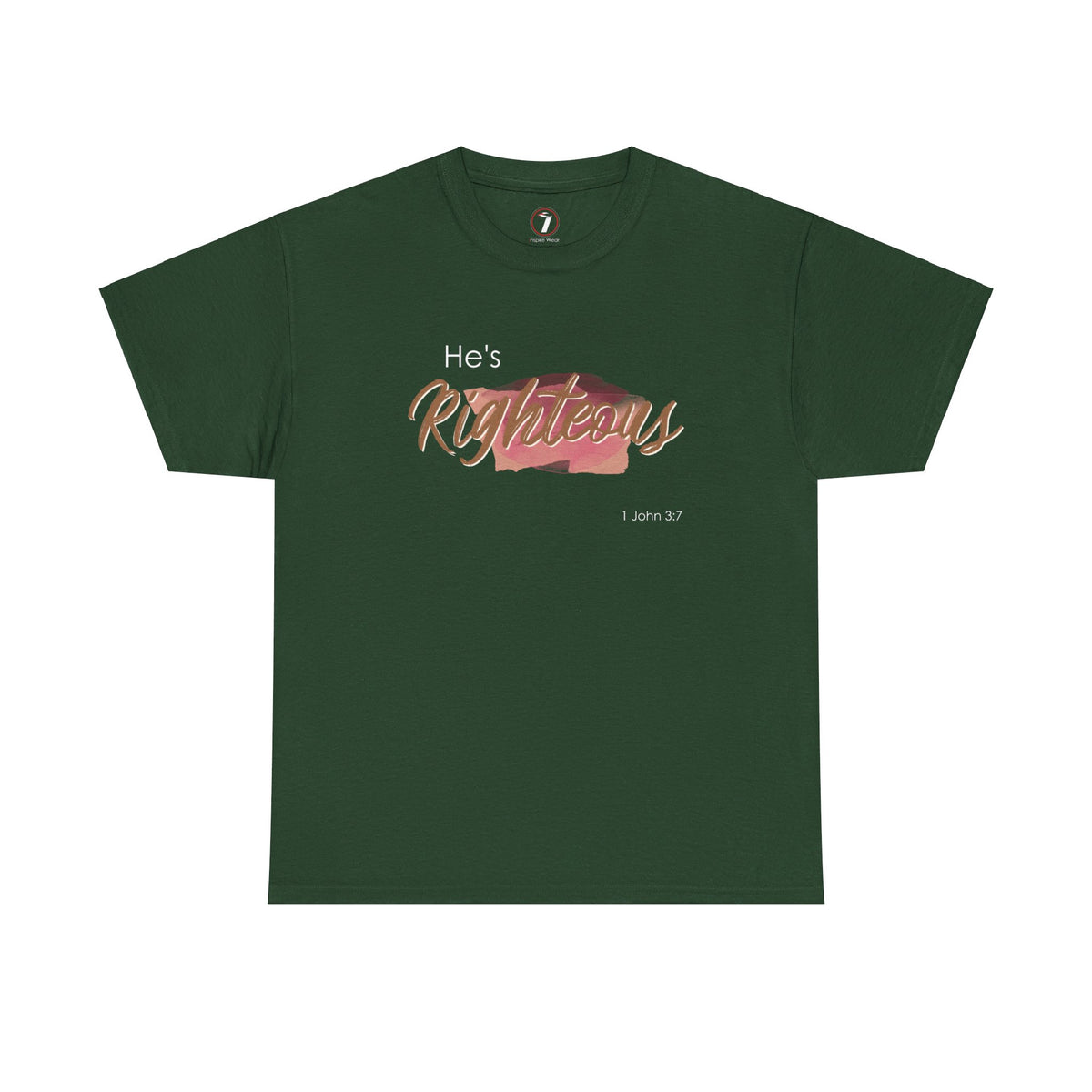 He's Righteous Unisex Heavy Cotton Tee