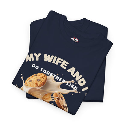 My Wife and I Go Together Like Cookies & Milk Men's Graphic Tee