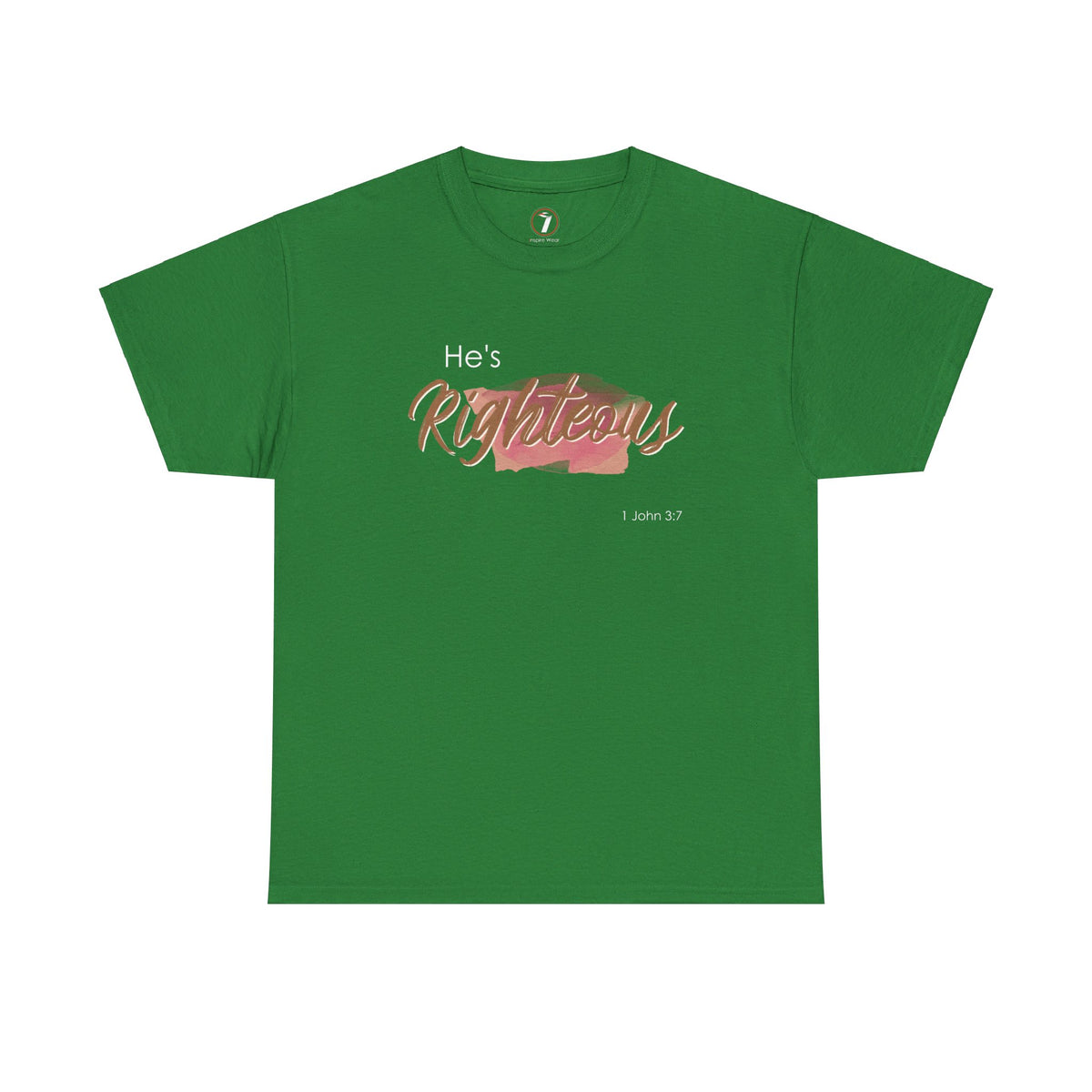 He's Righteous Unisex Heavy Cotton Tee