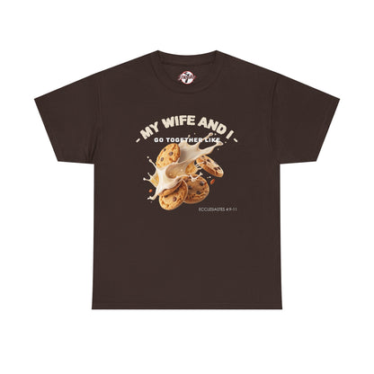 My Wife and I Go Together Like Cookies & Milk Men's Graphic Tee